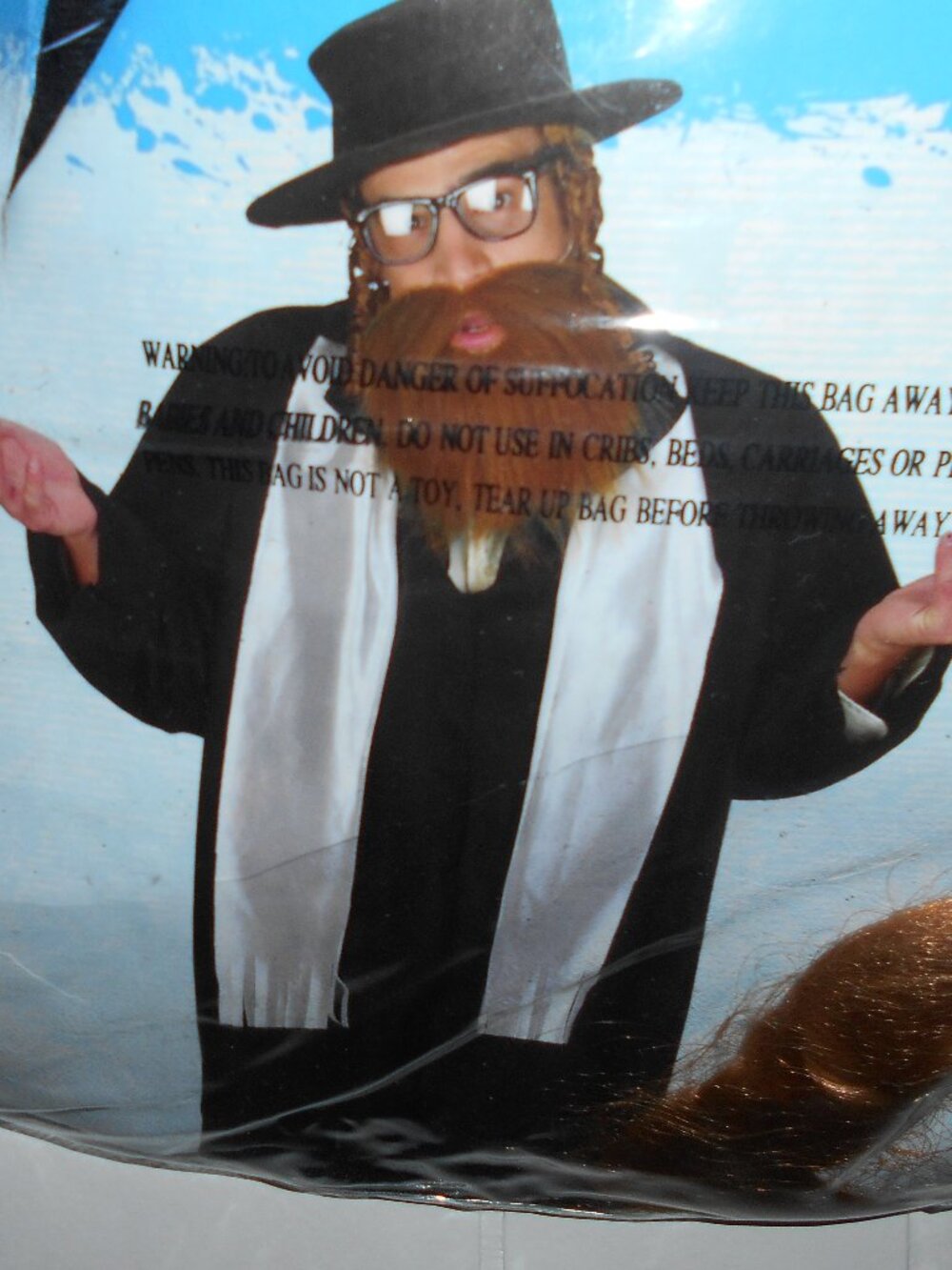 Rabbi Costume w/ Dreidel